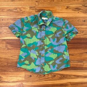 Kids Tucker + Tate Button Down Short Sleeve Shirt Size 5